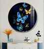 Butterfly Haven Acrylic Round Wall Art