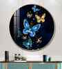 Butterfly Haven Acrylic Round Wall Art