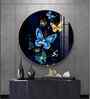 Butterfly Haven Acrylic Round Wall Art
