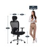 Butterfly High Back Ergonomic Chair In Black Colour