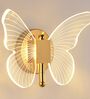 Butterfly-Inspired Modern LED Wall Lamp in Gold Finish