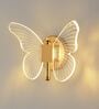Butterfly-Inspired Modern LED Wall Lamp in Gold Finish