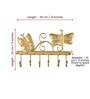 Butterfly Metal Handpainted Key Holder Golden