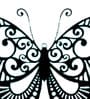 Iron Butterfly Wall Art In Black