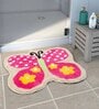 Pink Abstract Microfibre 18 x 22 Inches Kids Floor Mat