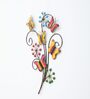 Butterfly Multicolour Handmade Metal Wall Art
