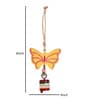 Butterfly Multicolour Wood & Metal Wind Chime