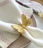 Butterfly Napkin Ring Gold