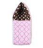 Butterfly Reversible Baby Sleeping Bag in Pink