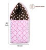 Butterfly Reversible Baby Sleeping Bag in Pink