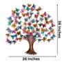 Butterfly Tree Metal Wall Art