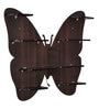 Butterfly Wall Shelf With Back Light In Walnut Finish