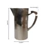 Buzzing Bistro 1 Ltr Silver Brass with Silver Plating  Water Picther