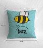 Canvas Cushion with Buzzy Bee Print
