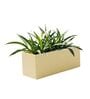 BXT Beige 21 Inch German Polymer Rectangular Plant Container