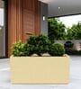 BXT Beige 24 Inch German Polymer Rectangular Plant Container