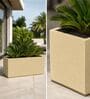 BXT Beige 36 Inch German Polymer Rectangular Plant Container