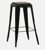Byron Metal Bar Stool In Black Colour