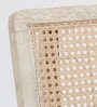 Byron Solid Wood Bar Chair In Sandblasted White Distress Finish