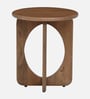 Byron Solid Wood End Table In Natural Finish
