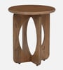Byron Solid Wood End Table In Natural Finish
