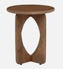 Byron Solid Wood End Table In Natural Finish