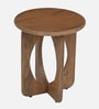 Byron Solid Wood End Table In Natural Finish