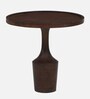 Byron Solid Wood End Table In Walnut Finish
