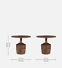 Byron Solid Wood End Table In Tubbaq Finish