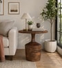 Byron Solid Wood End Table In Tubbaq Finish