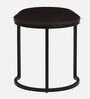 Byron Solid Wood Nesting Coffee Table Set In Dark Walnut Finish