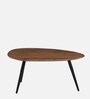 Byron Solid Wood Nesting Coffee Table Set In Natural Finish
