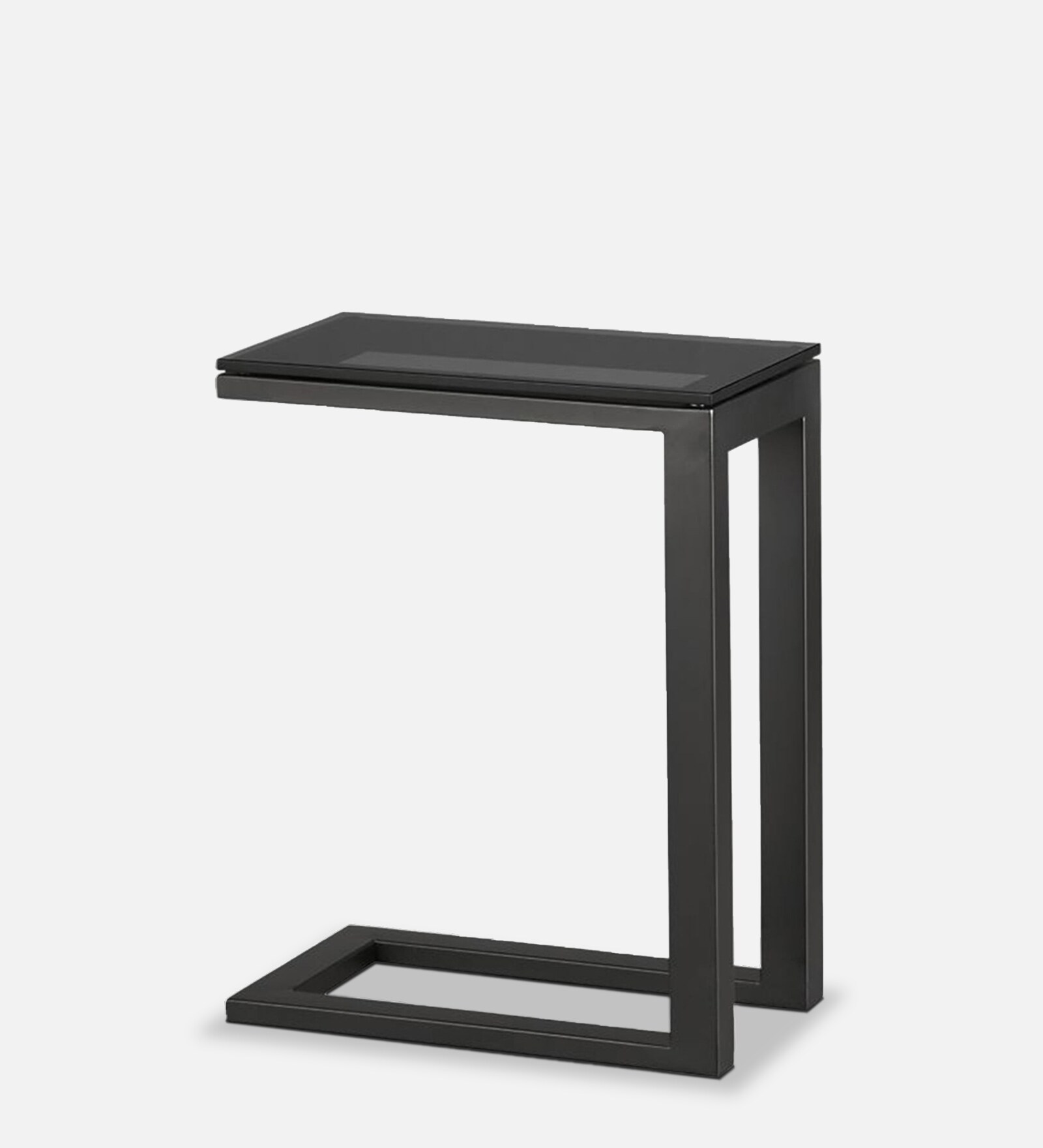 Buy Herringbone Metal C Shaped Tables in Black Finish at 100 OFF by