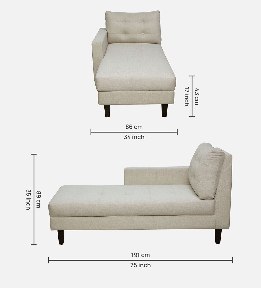 Pepperfry discount chaise lounge