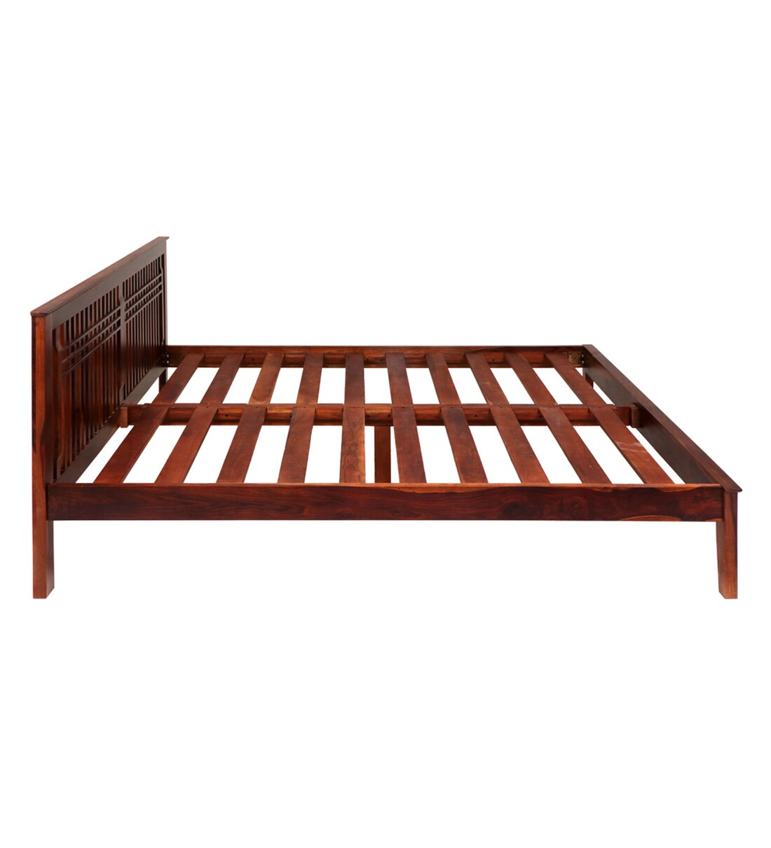 Buy Cameron King Size Bed in Honey Finish by Evok Online Modern King