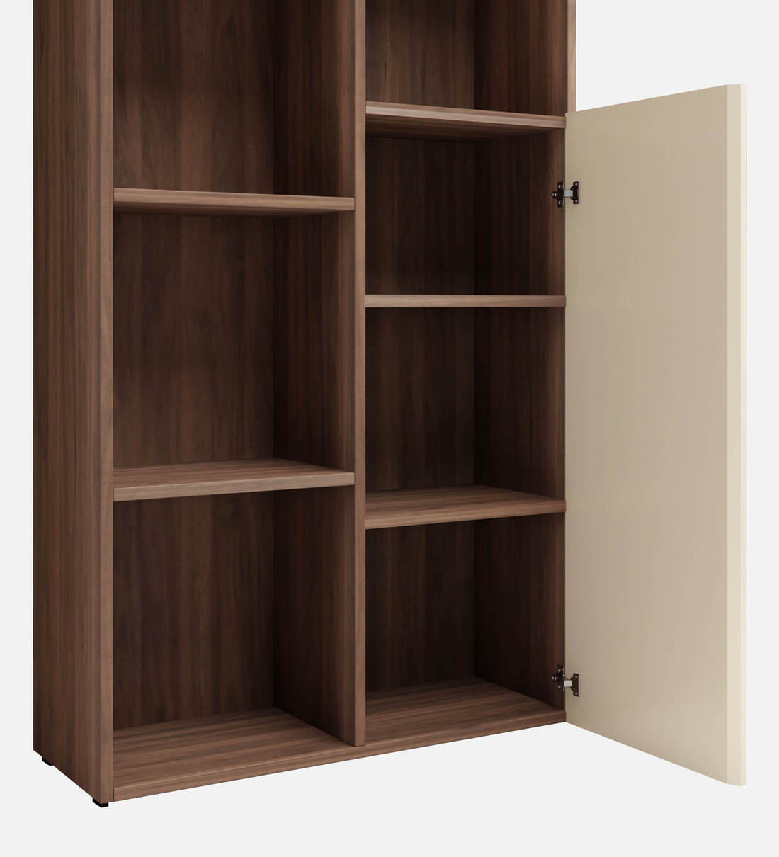 Buy Camilia Bookshelf In Beige & Columbian Walnut Colour at 24