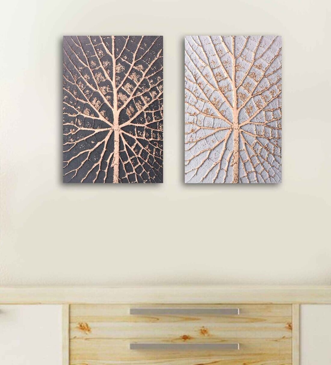 Buy Graphics Multicolour Canvas Framed Abstract Art Print Set of 2 at 36 OFF by Tied Ribbons