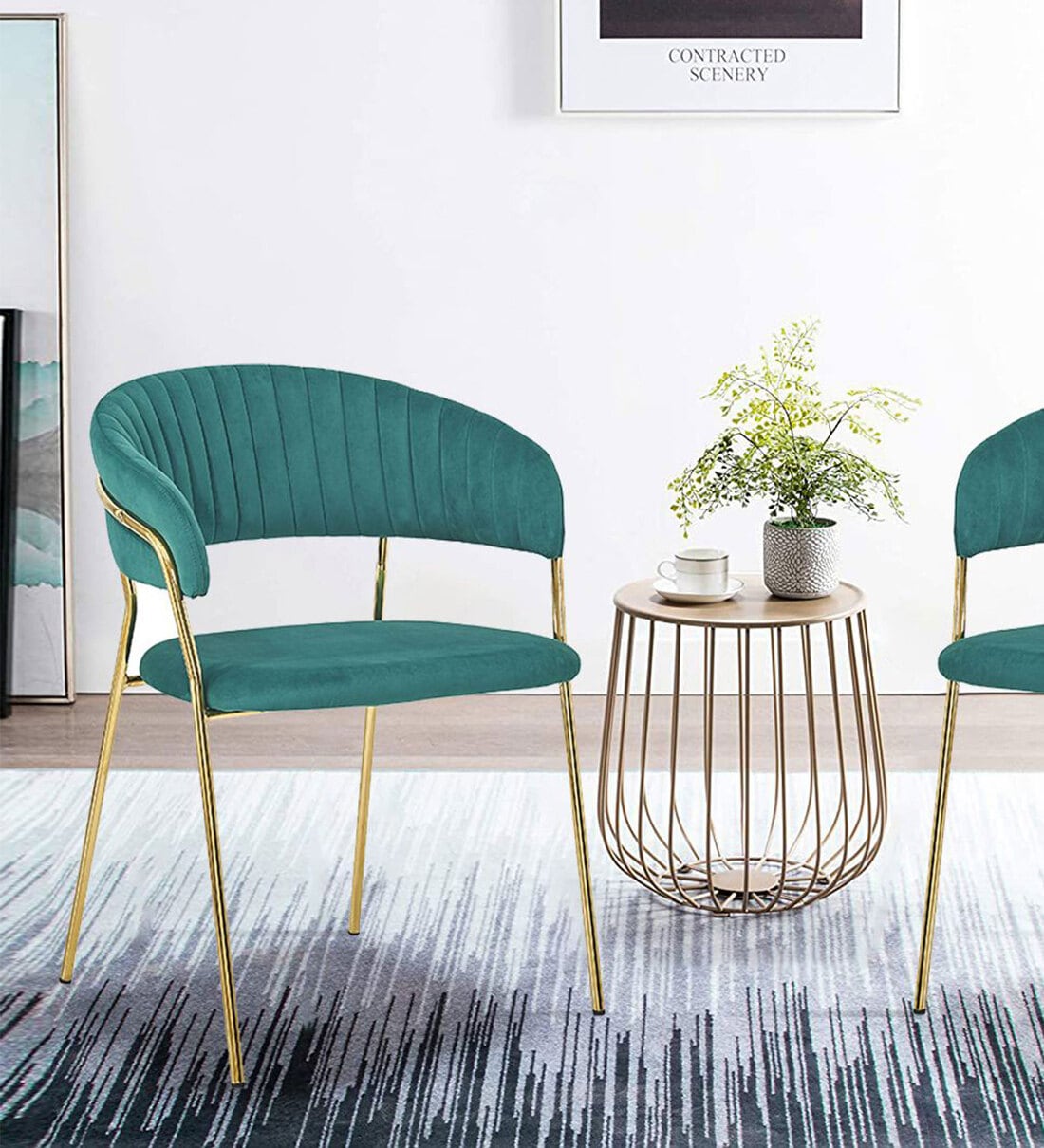 lounge chair teal