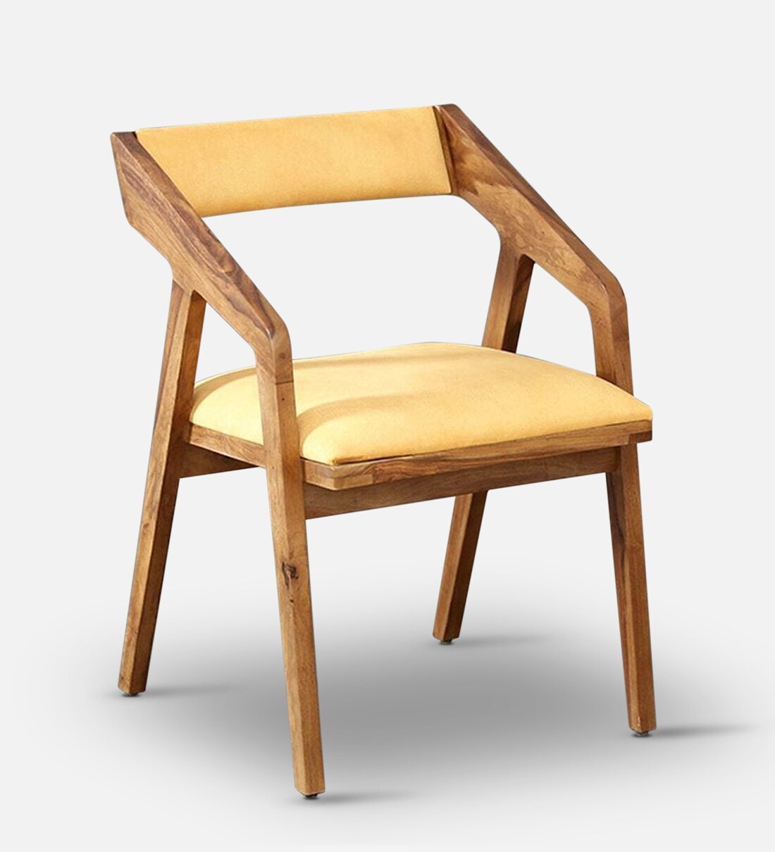 Buy Carden Solid Wood Arm Chair In Rustic Teak Finish By Woodsworth