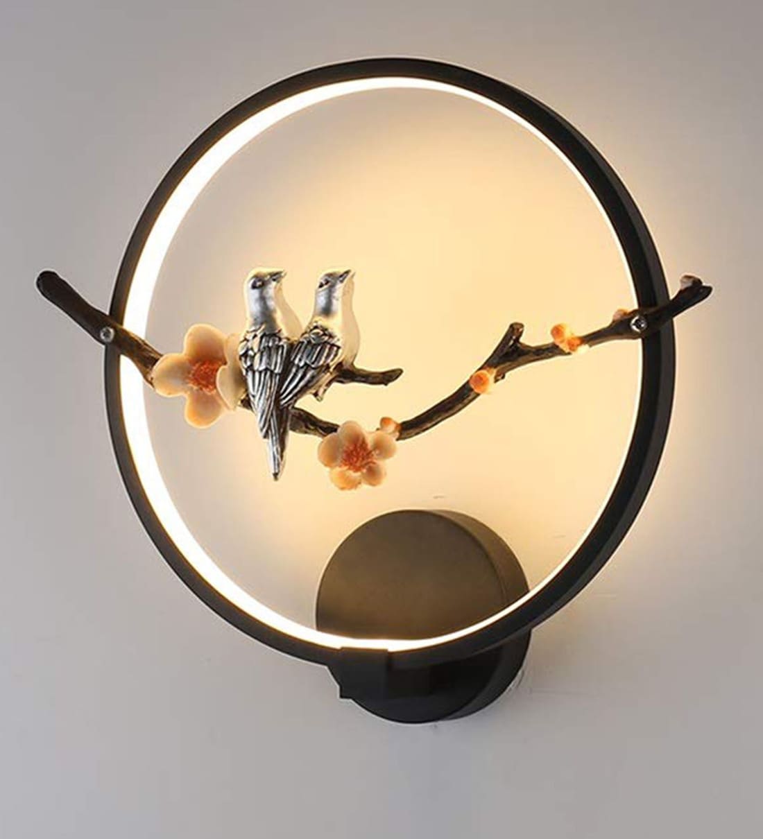 Buy Caritas Metal LED Novelty Wall Light (Black) at 38 OFF by Smartway