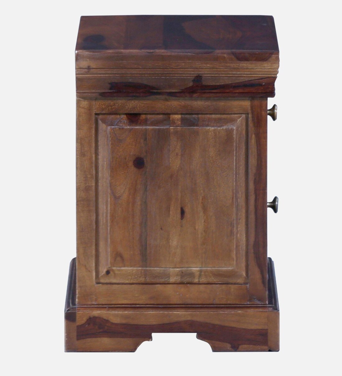 Buy Sencillo Sheesham Wood Lhs Bedside Table In Provincial Teak