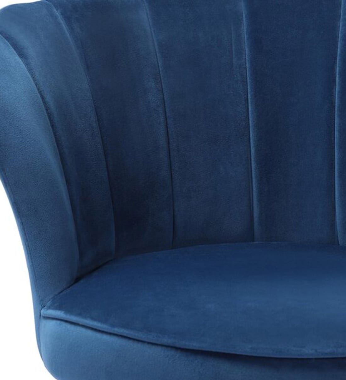 Buy Caroline Barrel Chair in Navy Blue Colour by Workspace by Azazo ...