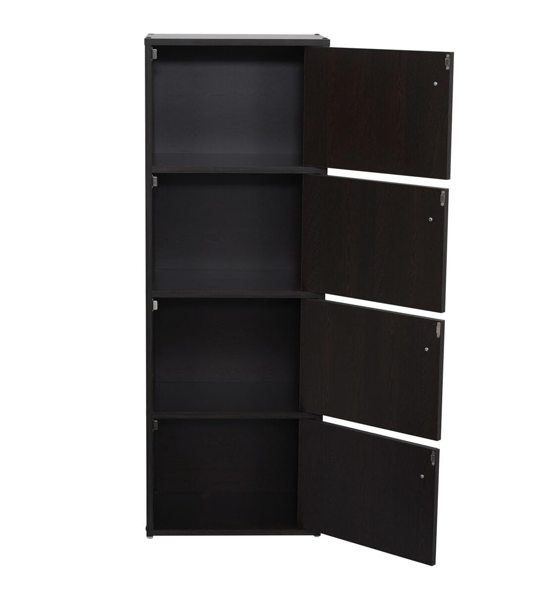 Buy Cary Book Case in New Wenge Finish by Nilkamal Online Modern Book