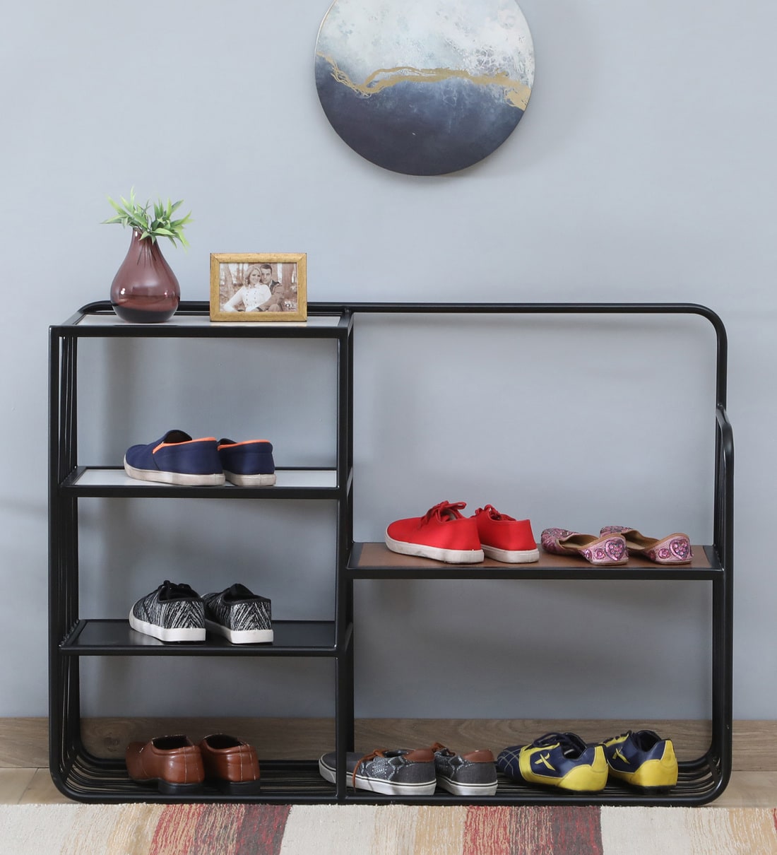 Pepperfry shoe rack deals metal