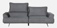 Calgary Fabric 3 Seater Sofa In Grey Colour With Adjustable Back