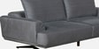Calgary Fabric 3 Seater Sofa In Grey Colour With Adjustable Back