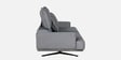 Calgary Fabric 3 Seater Sofa In Grey Colour With Adjustable Back