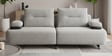 Camaro Fabric 3 Seater Sofa In Grey Colour