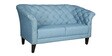 Regina Fabric 2 Seater Sofa in Sky Blue Colour