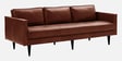 Cameroom Leatherette 3 Seater Sofa in Lama Brown Colour